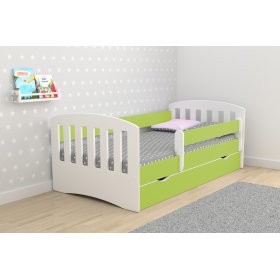 Łóżko dla dziecka Classic - zielone
